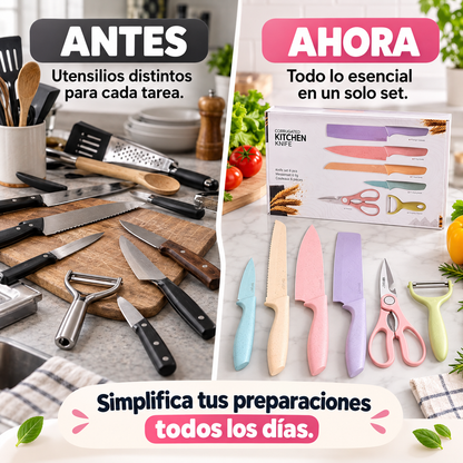 Set juego de  cuchillos