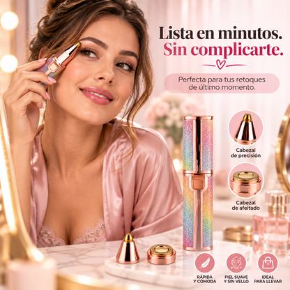 Depiladora Facial y Cejas 2 en 1 Blawless Rosa