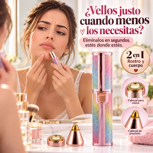 Depiladora Facial y Cejas 2 en 1 Blawless Rosa
