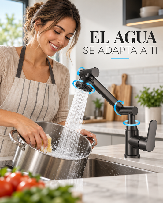 LLAVE MONOMANDO 360° DE COCINA
