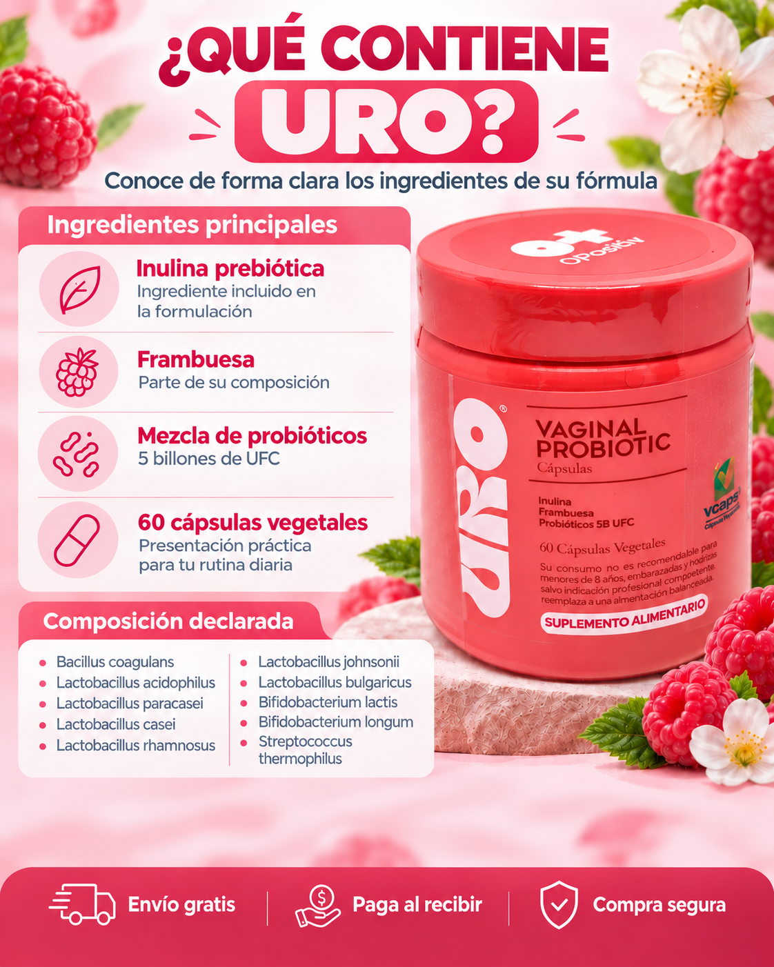 URO Probióticos - Salud íntima Femenina 🌸