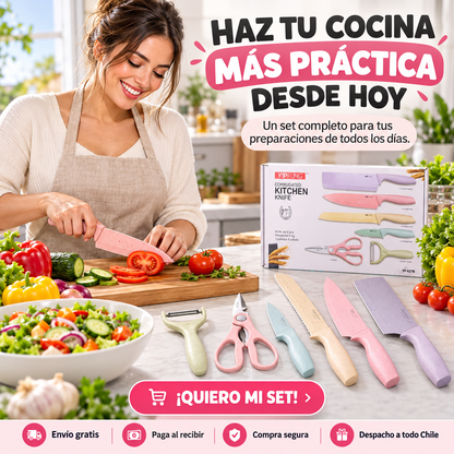 Set juego de  cuchillos