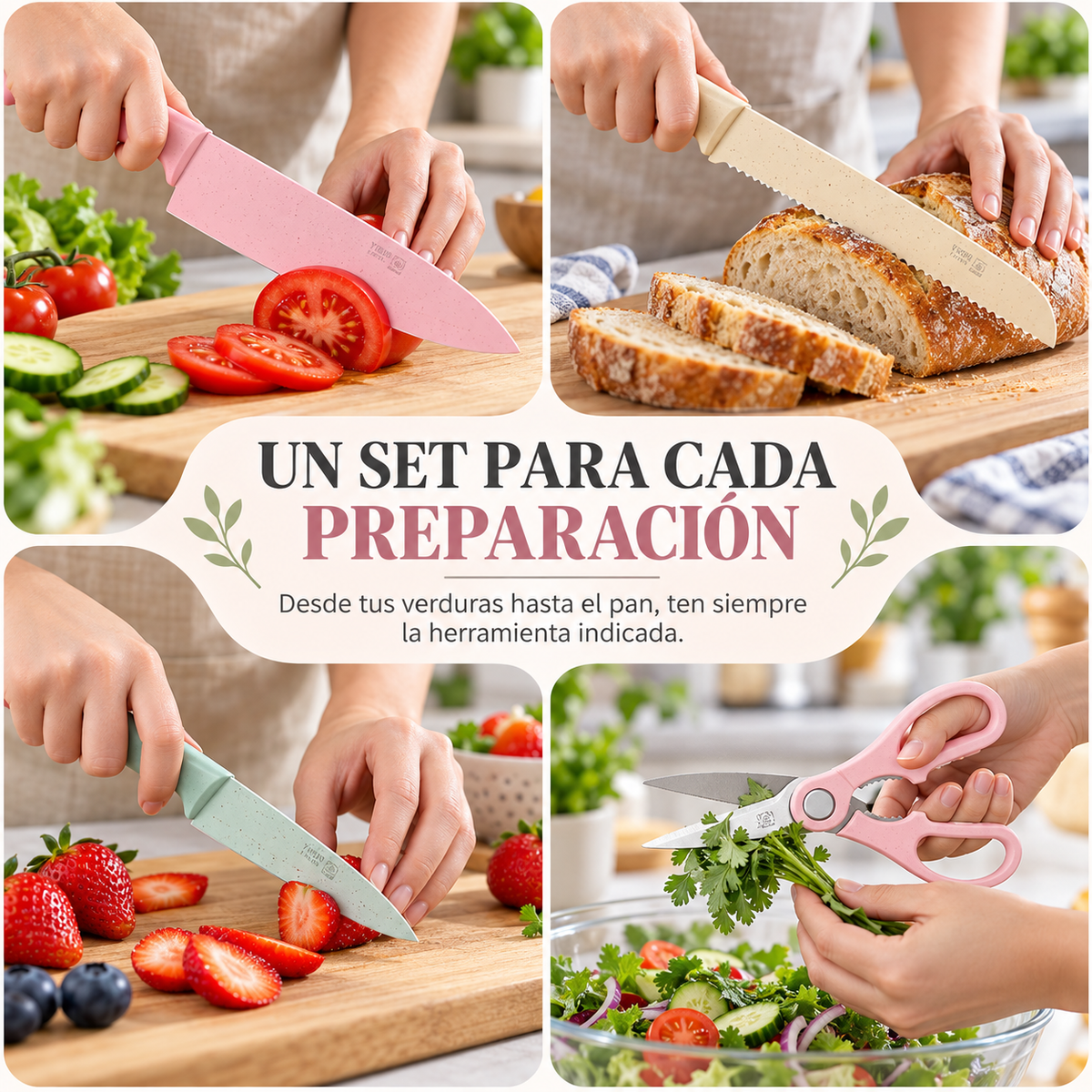 Set juego de  cuchillos